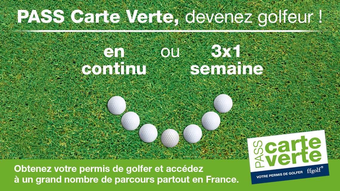 Passer votre Carte verte avec l'académie GOLFCENTER