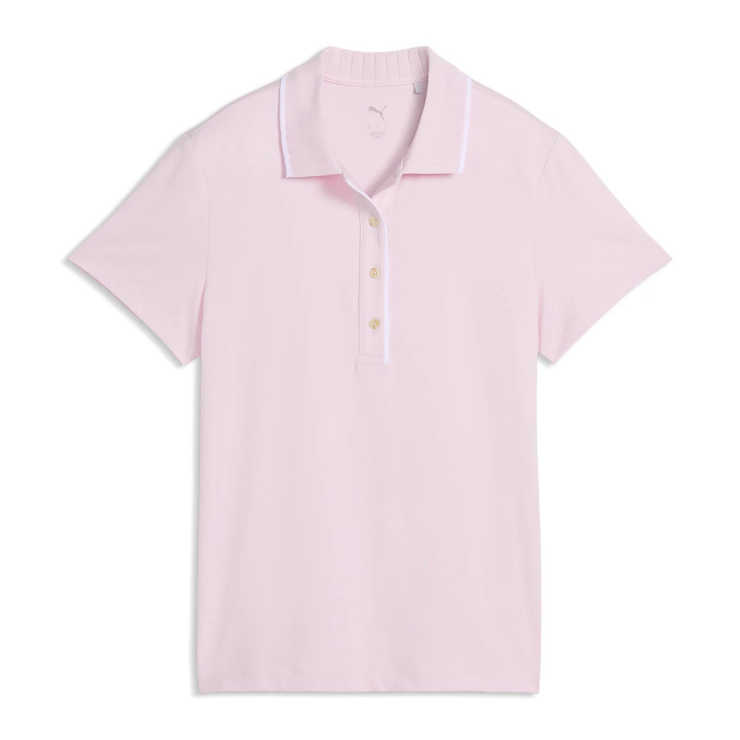 PUMA Polo Femme Cloudspun Bridges Powder Pink - GolfCenter.fr