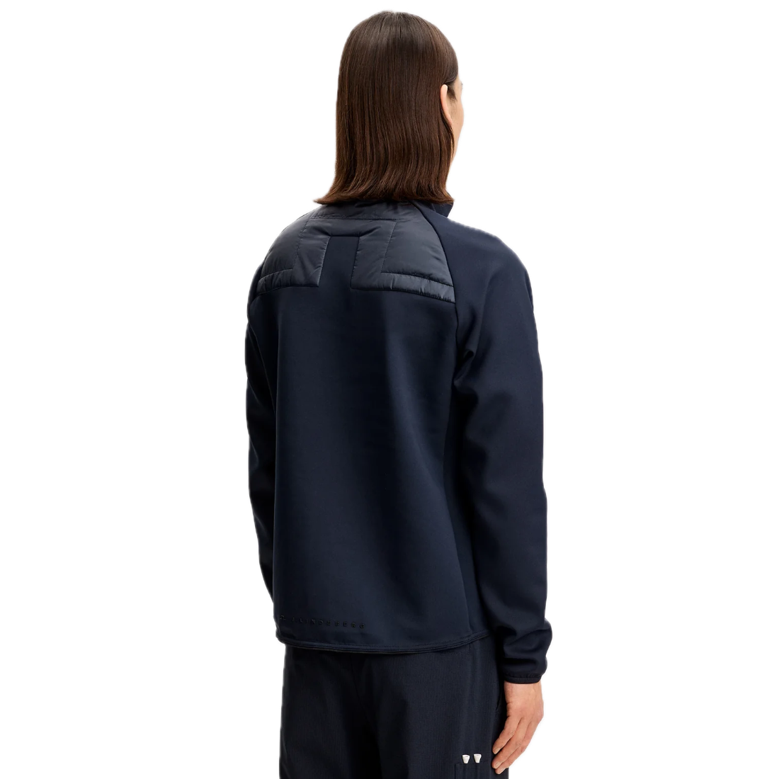 J.Lindeberg Veste Heyden Quilt Hybrid Jacket Bleu Marine