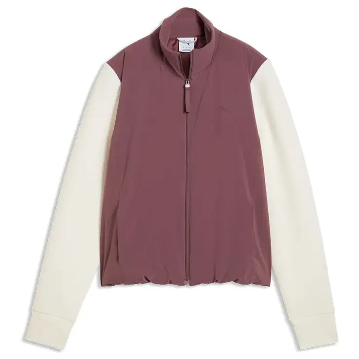 Puma Golf Veste CLOUDSPUN Fleece Hybrid femme Marron Cacao / Blanc Cassé