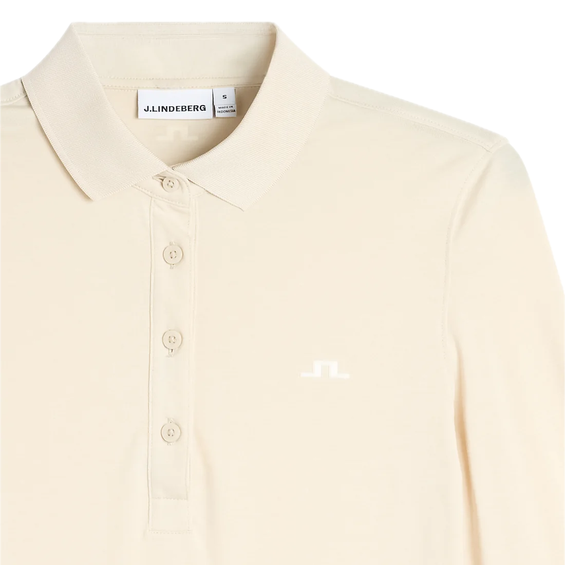 J.Lindeberg Polo Manches Longues Flor Moonbeam