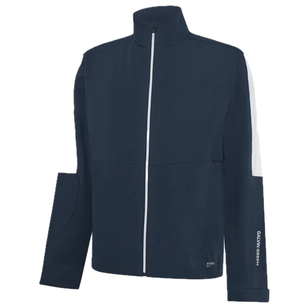 Galvin Green Veste de Pluie Arlo Marine / Blanc