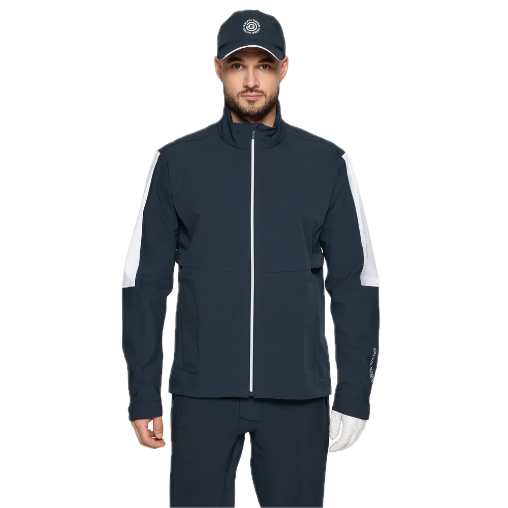 Galvin Green Veste de Pluie Arlo Marine / Blanc