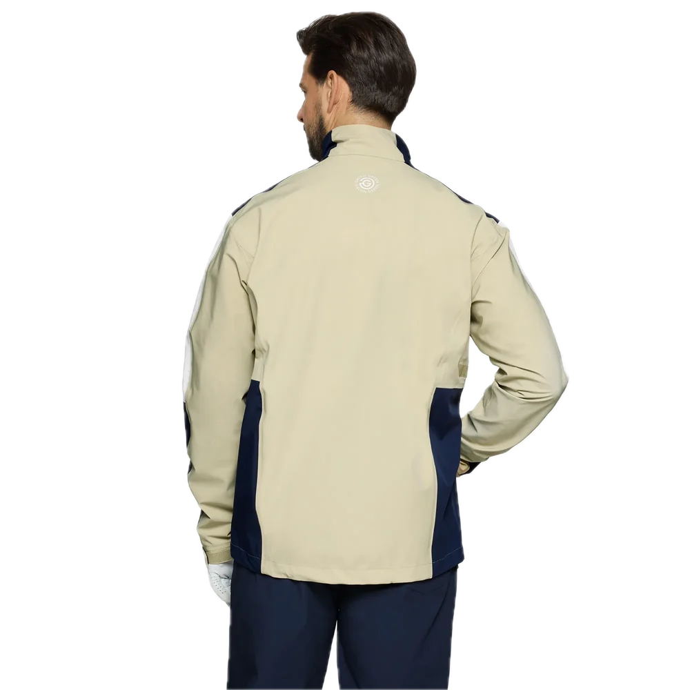 Galvin Green Veste de Pluie Arlo Sable / Marine / Blanc
