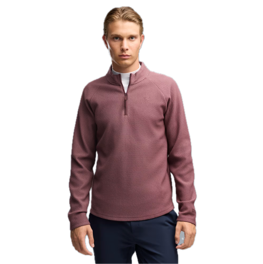 Puma Golf Pull 1/4 Zip Boulder 2.0 Marron Cacao