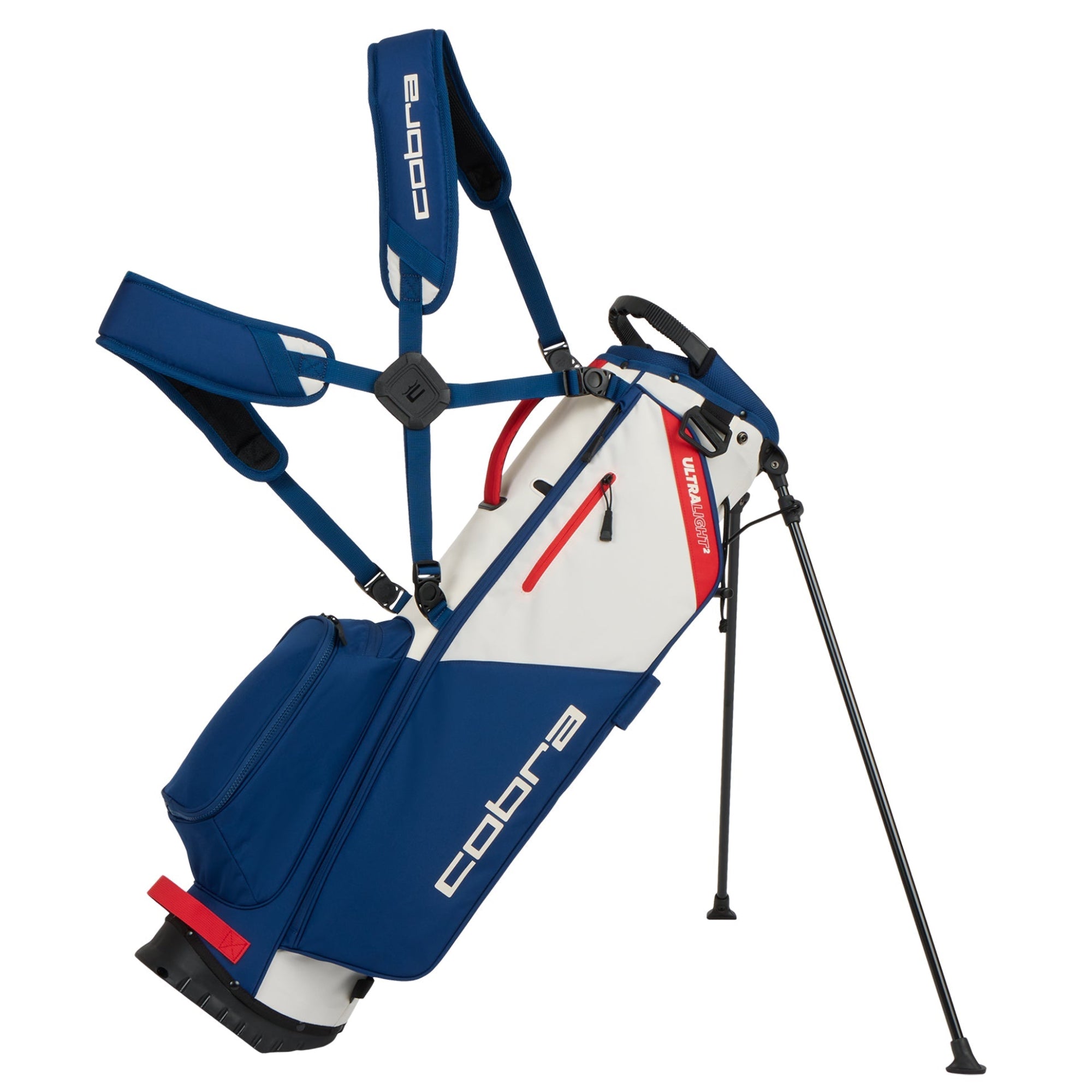 Cobra Sac trépied Ultralight Carry Estate Blue Sugared Almond Pop Red - GolfCenter.fr