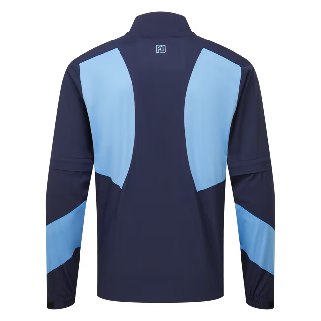 FootJoy Veste déperlante HydroLite X Bleu Marine / Bleu - GolfCenter.fr