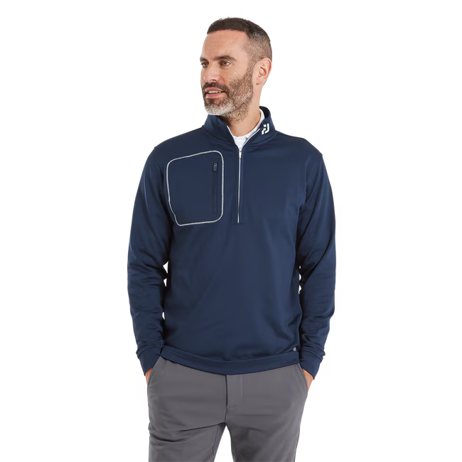FootJoy Pullover Texturé ThermoSeries Marine
