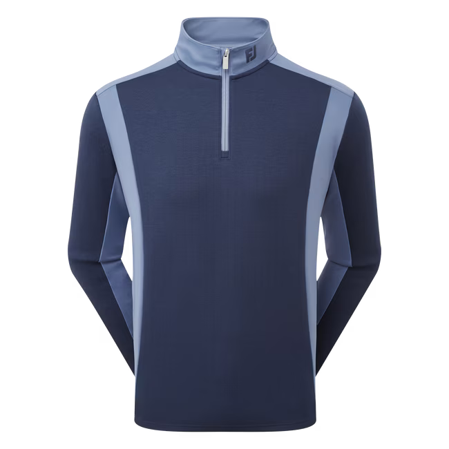 FootJoy Pullover Contrasté ThermoSeries Marine / Bleu Nuit