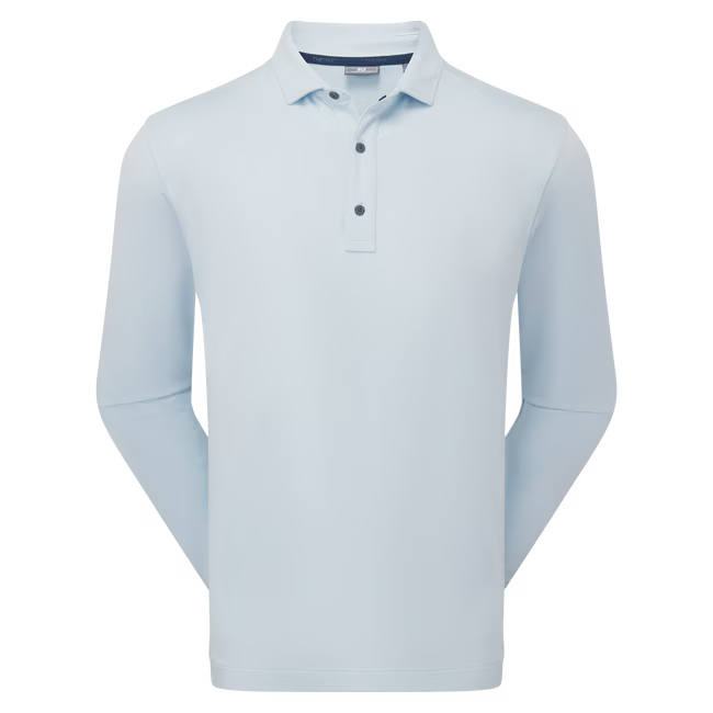 FootJoy Polo manches longues ThermoSeries Gris Brume