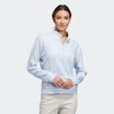 Adidas Pull Femme 1/4 Zip UTL C Bleu Ciel - GolfCenter.fr