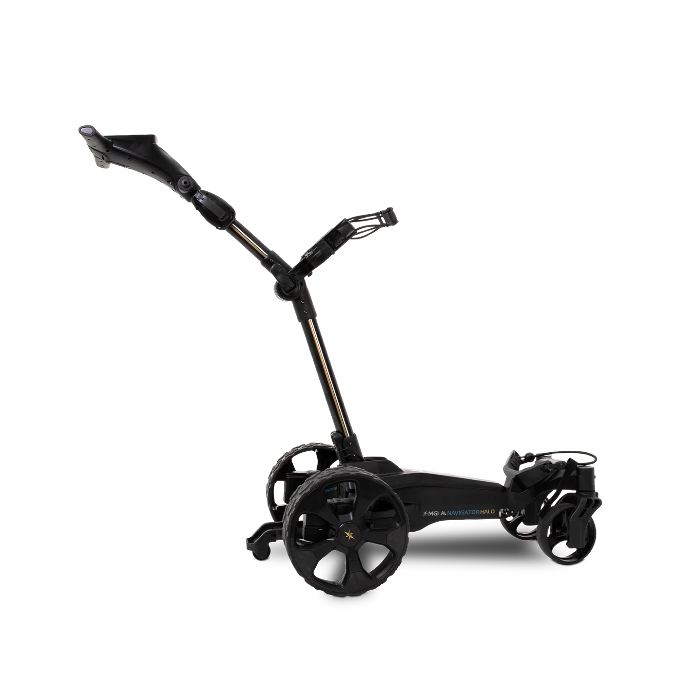MGI Chariot Électrique Ai Navigator Halo (chariot suiveur et télécommandé) - GolfCenter.fr