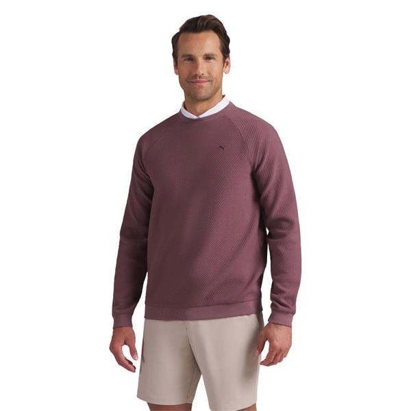 PUMA Sweat Boulder 2.0 Col Rond Marron Cacao
