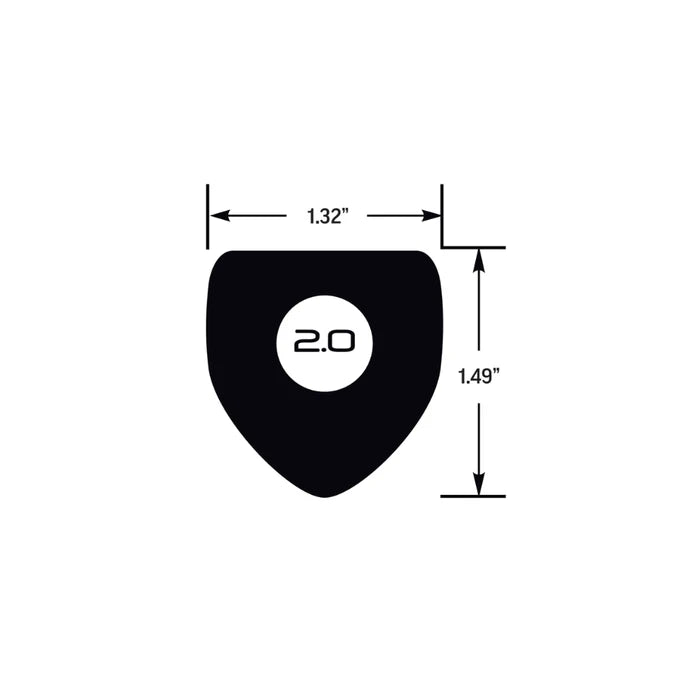 SuperStroke Grip Putter Zenergy Pistol 2.0 Noir / Blanc