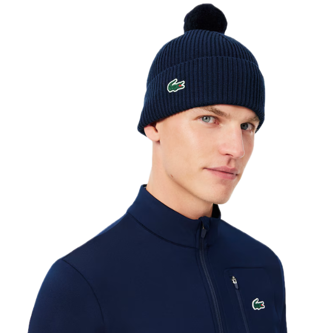 Lacoste Bonnet Golf stretch laine mélangée