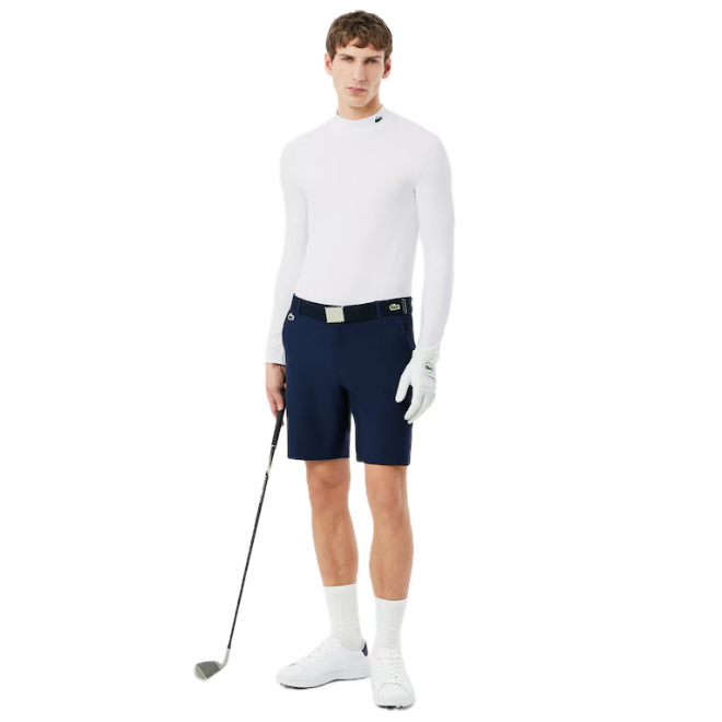 Lacoste Sous-couche Golf tight fit Ultra Dry Blanc