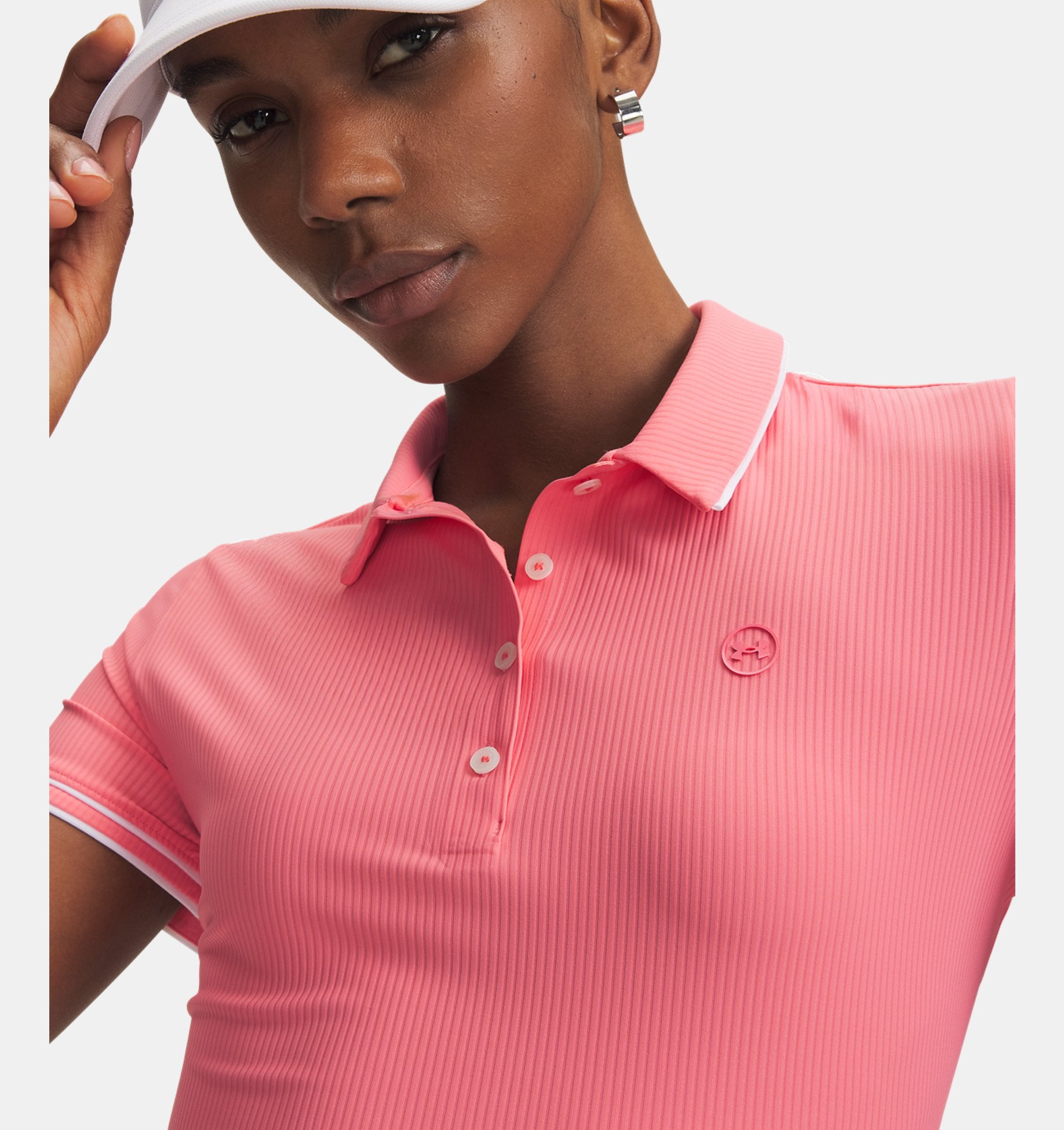 Polo Under Armour Mujer Drive Chill Rosa