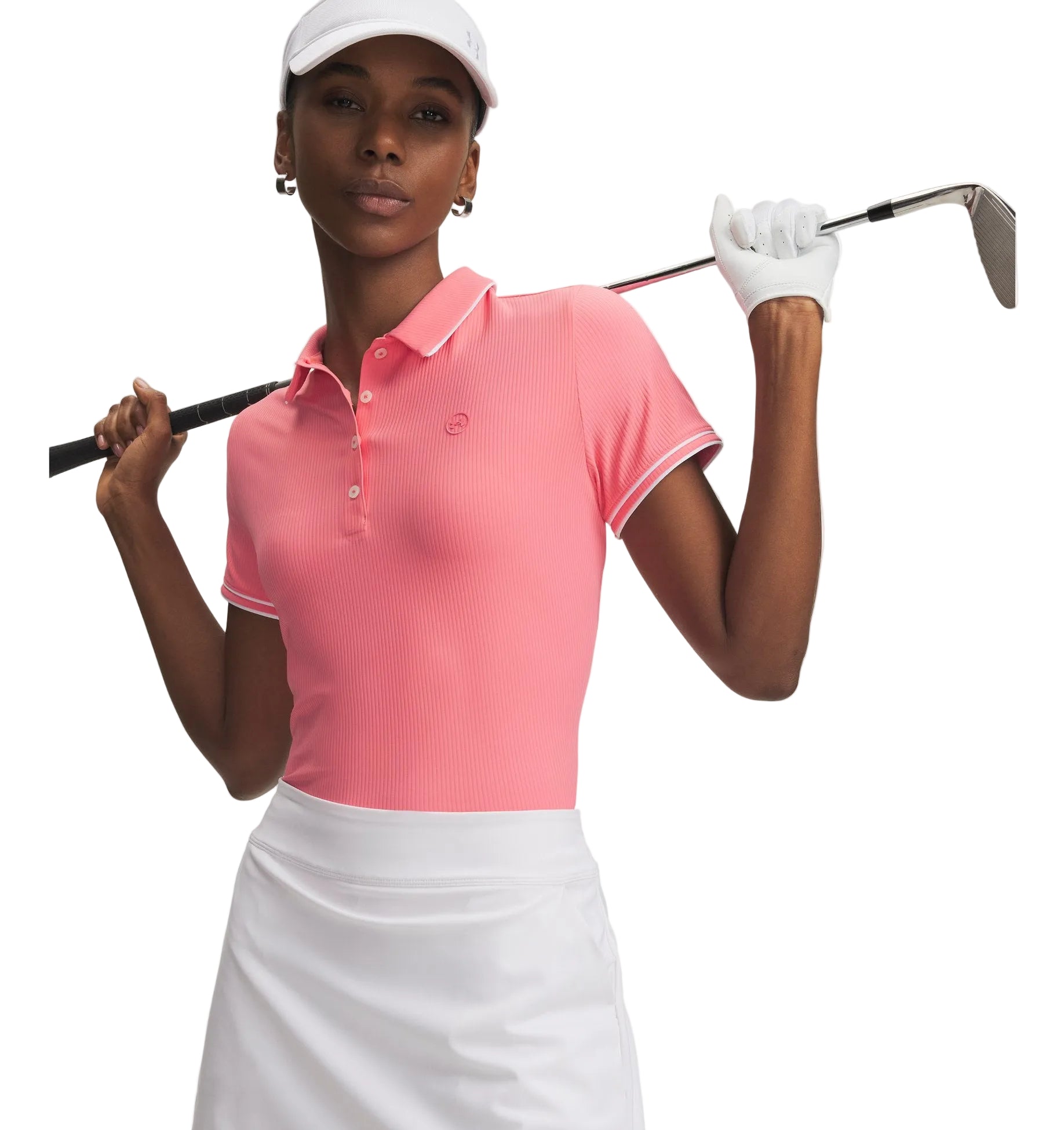 Under Armour Polo Femme Drive Chill Rose - GolfCenter.fr