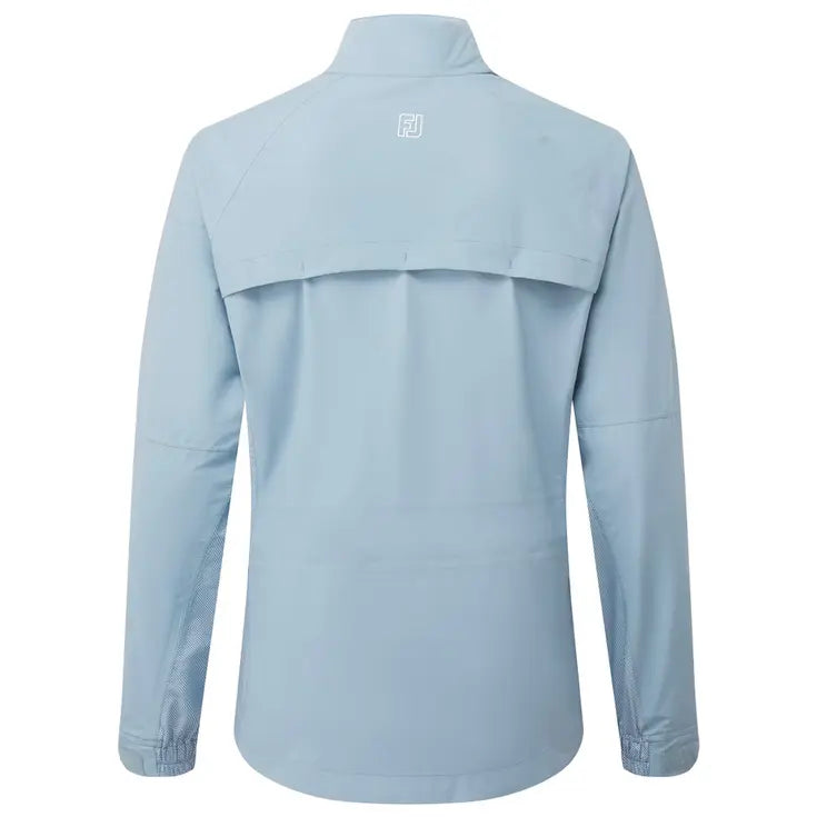 FootJoy Veste de pluie HydroLite X Femme Bleu Windward à Pois Blancs