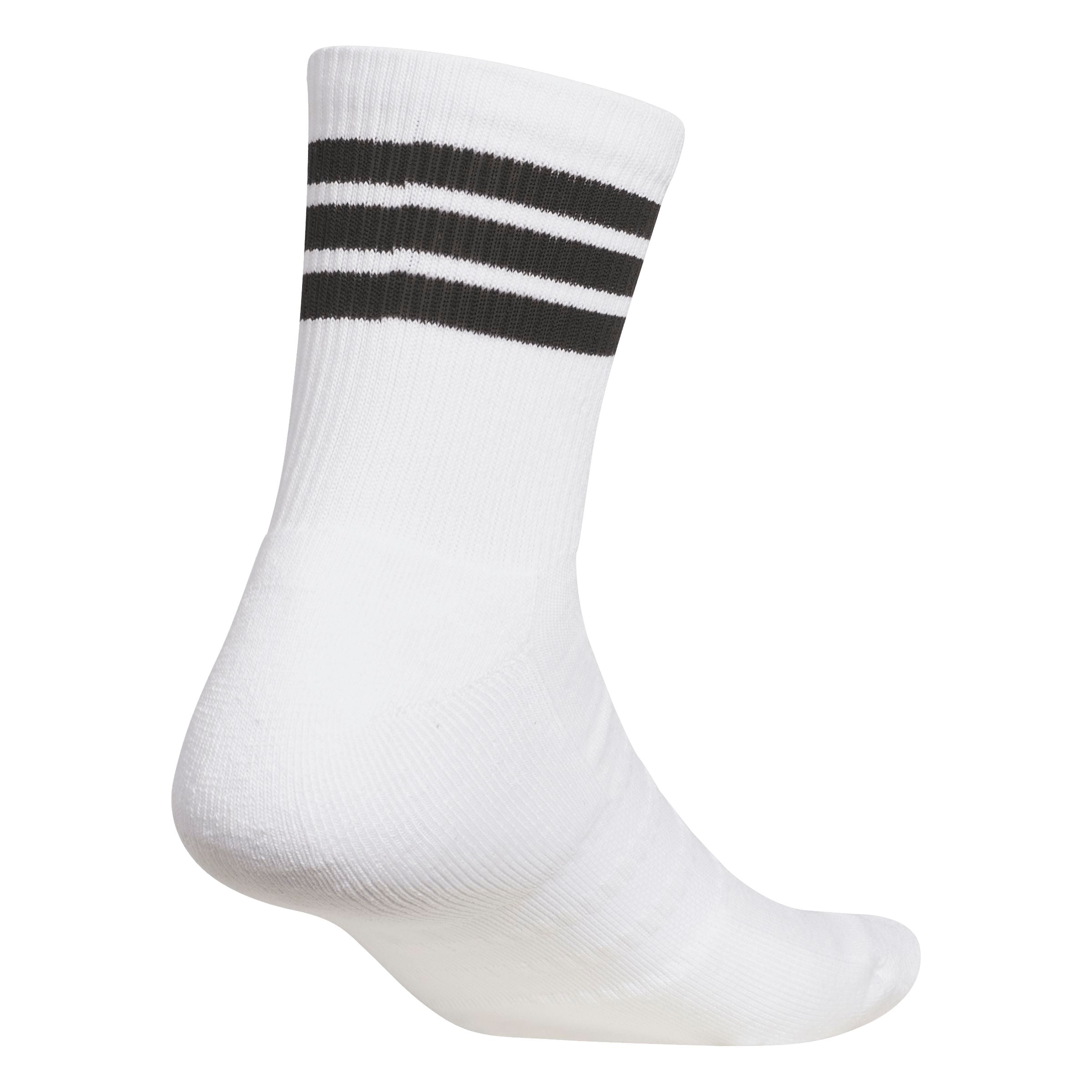 Adidas Chaussettes Mi-Mollet 3 bandes Noir/Blanc