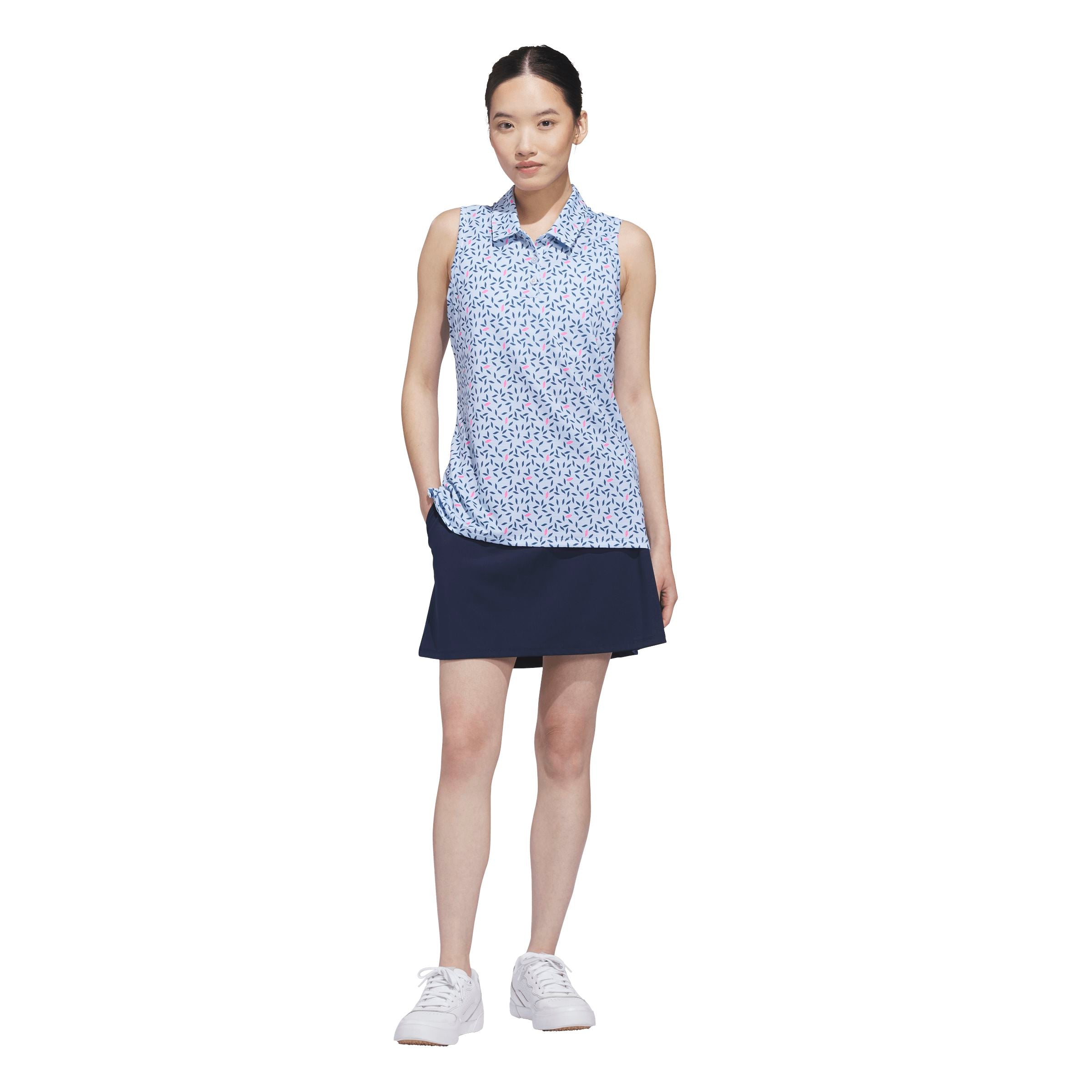 Adidas Jupe Short Maille Unie ULTIMATE365 Bleu Marine