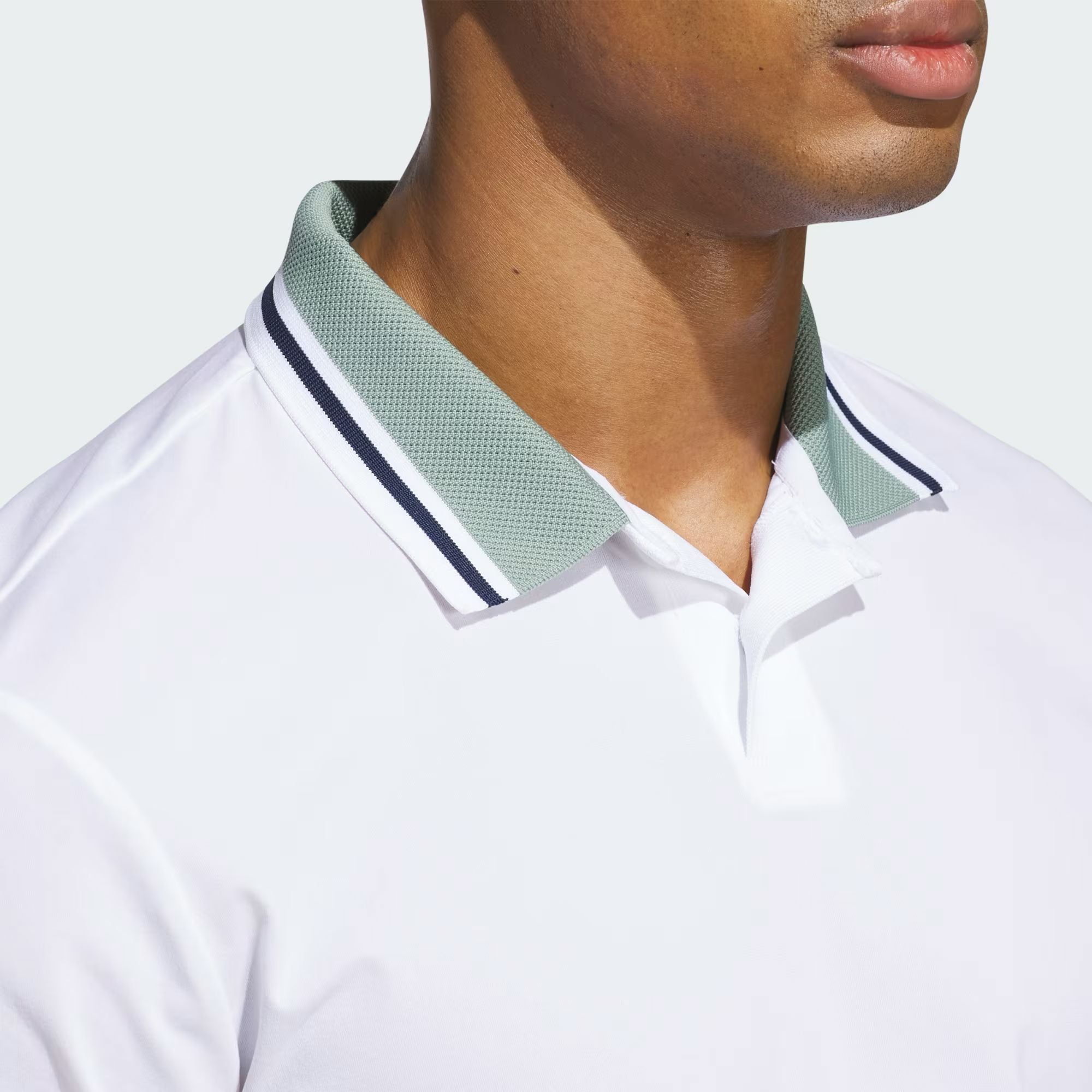 Adidas Polo BEYOND TWISTKNIT blanc