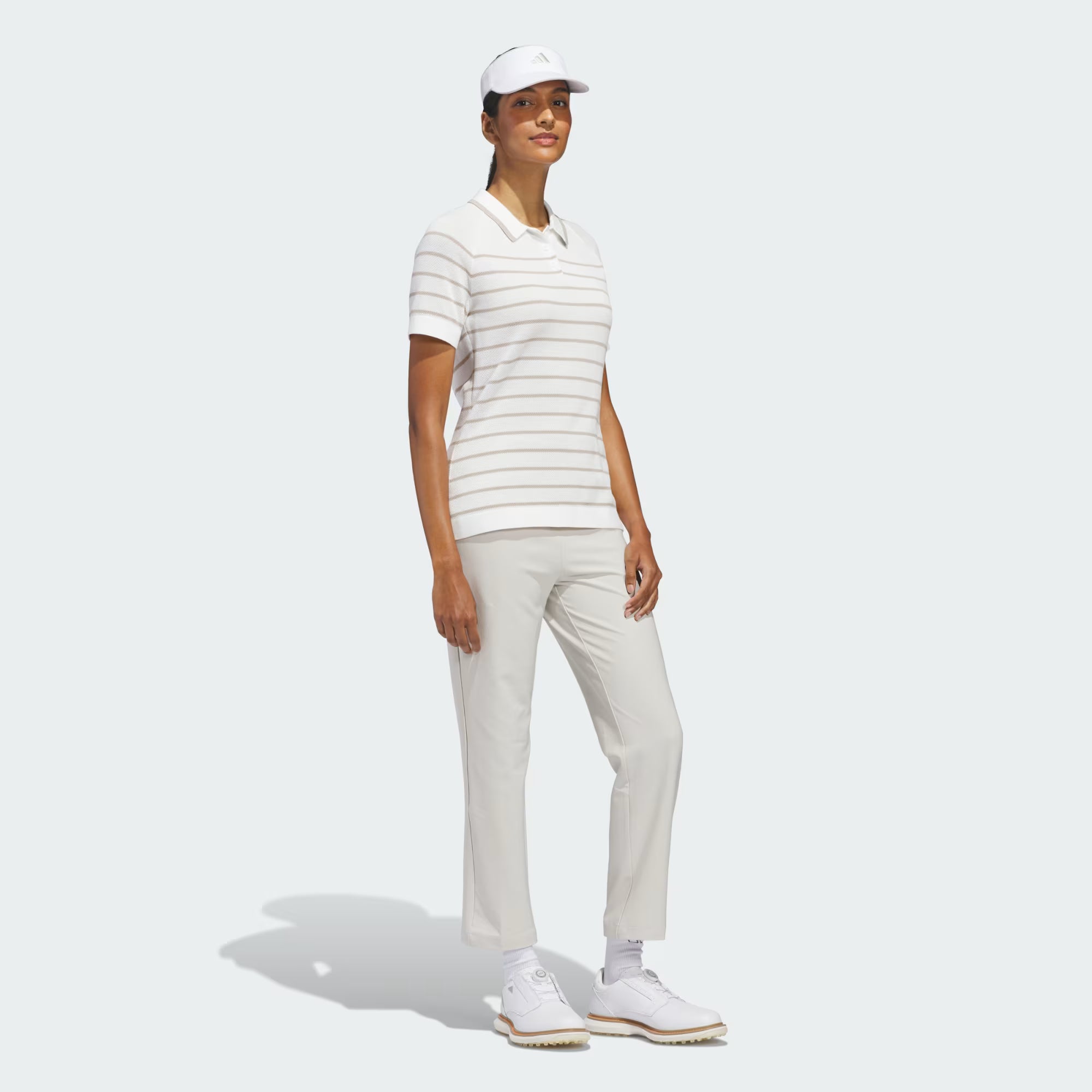 Adidas Polo de golf Maille rayé Ultimate365+