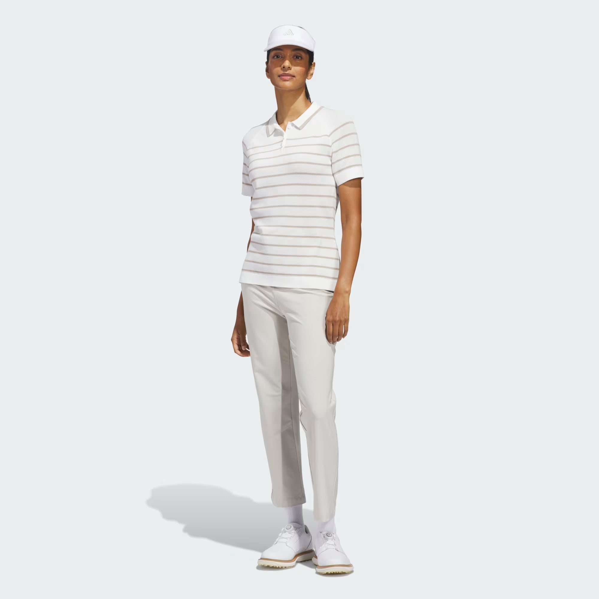 Adidas Polo de golf Maille rayé Ultimate365+
