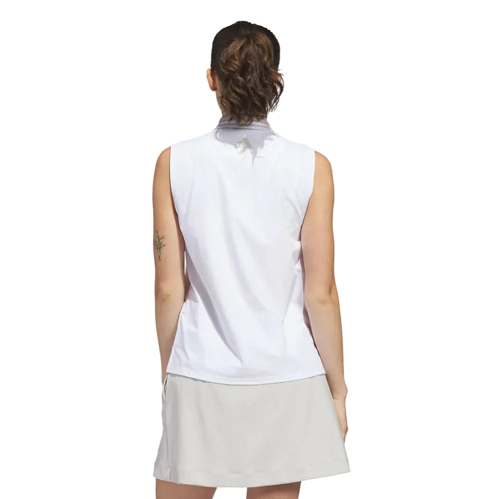 Adidas Polo de golf sans manches TWISTKNIT BEYOND THE COURSE - GolfCenter.fr