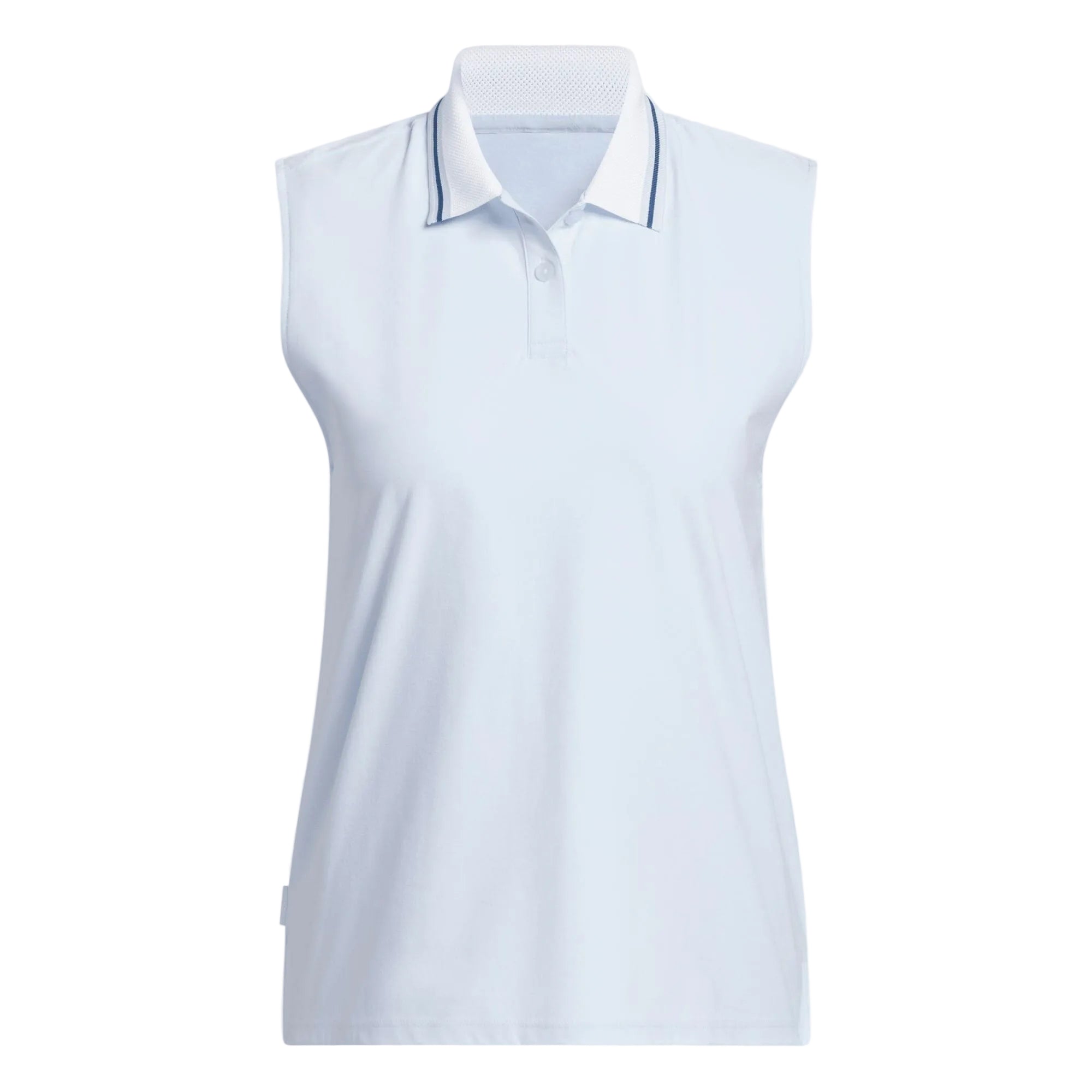 Adidas Polo de golf sans manches TWISTKNIT Bleu Ciel
