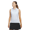 Adidas Polo Femme sans manches Ottoman Bleu Ciel