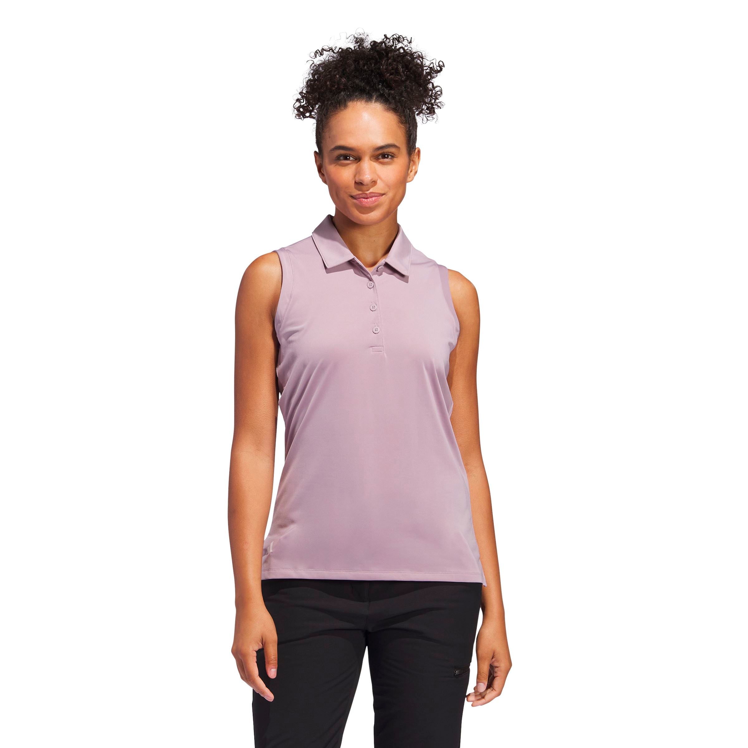 Adidas polo femme ultimate solid sans manche figue