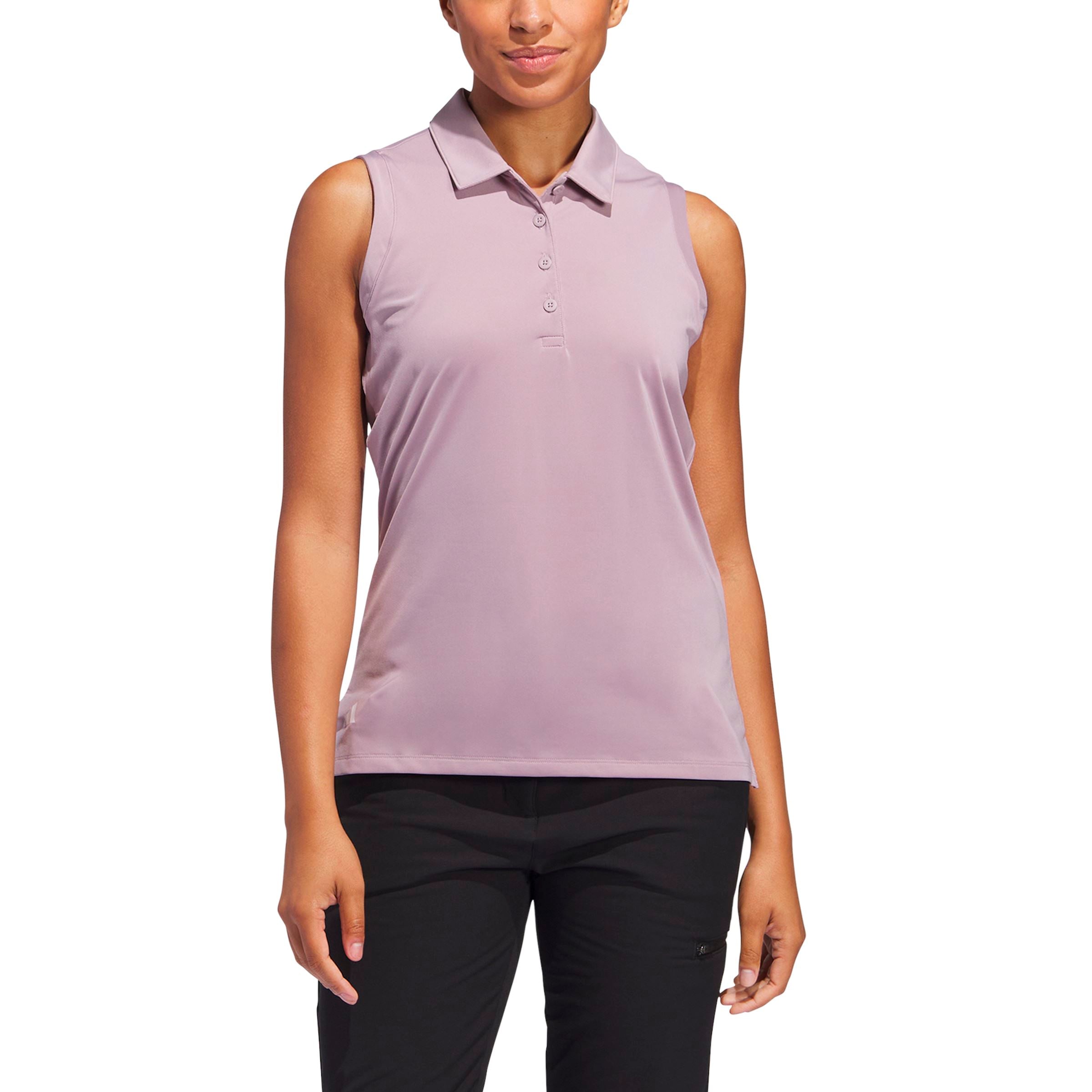 Adidas polo femme ultimate solid sans manche figue