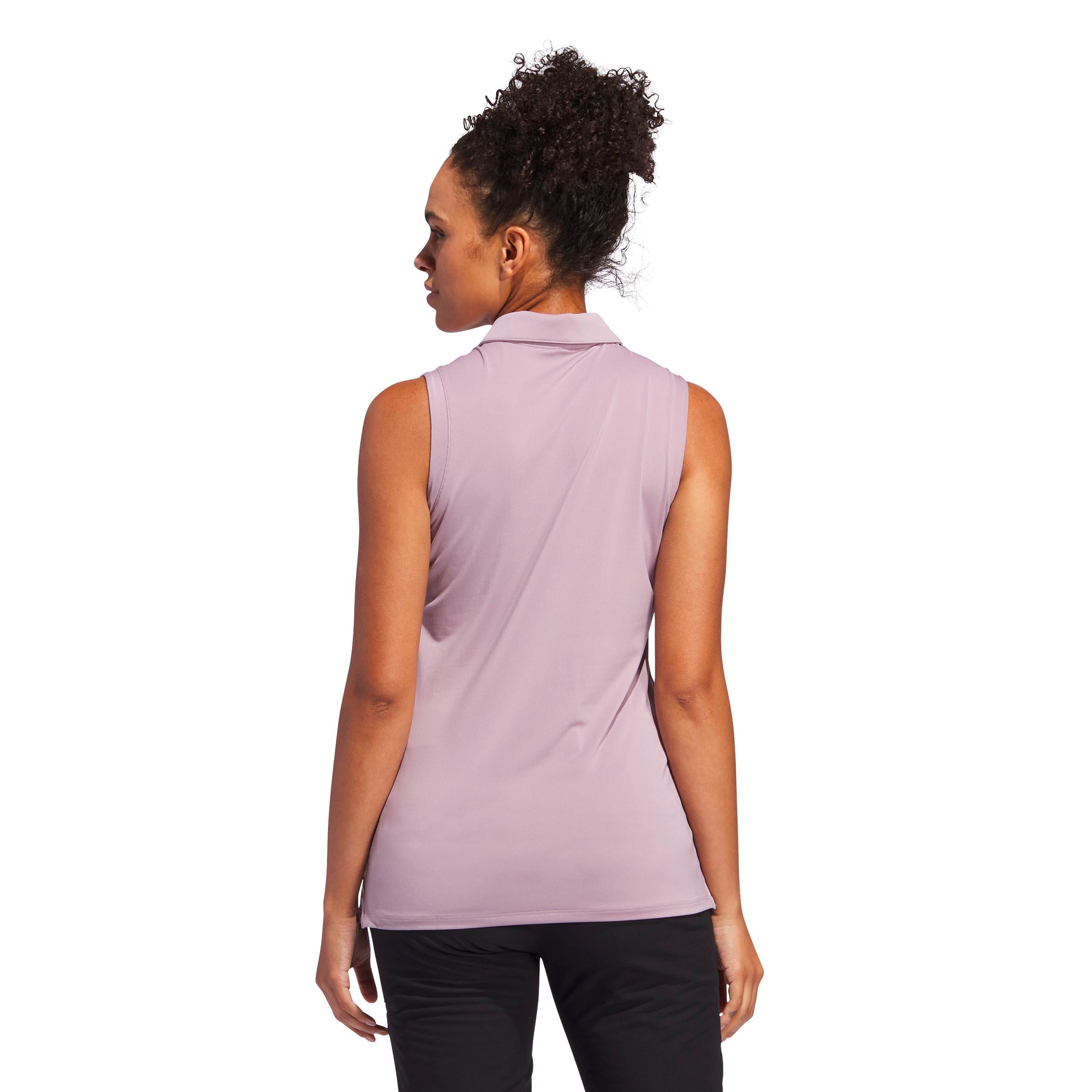 Adidas polo femme ultimate solid sans manche figue