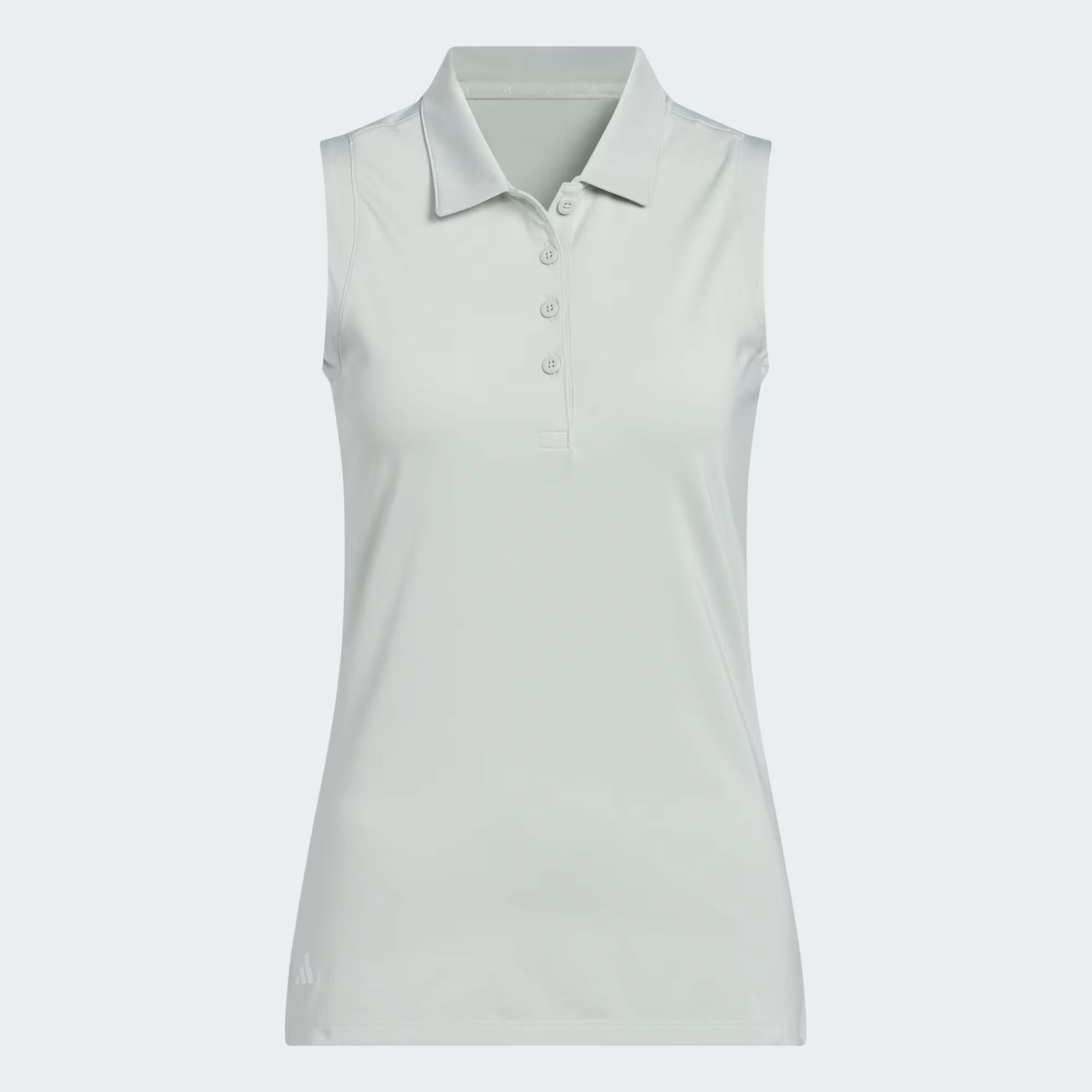 Adidas polo femme ultimate solid sans manche wonder silver