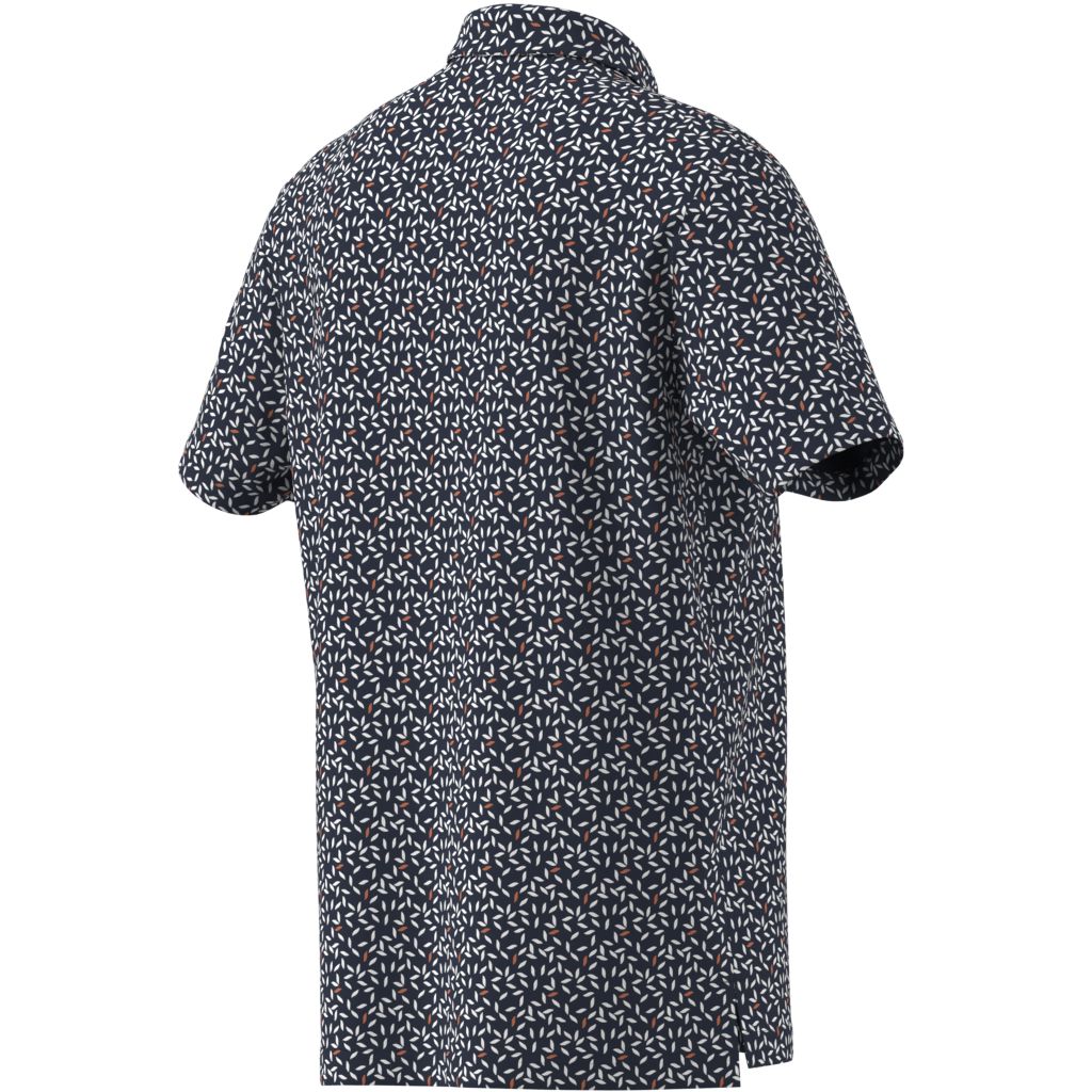 Adidas Polo Imprimé Doux ULTIMATE365+ Marine/Blanc