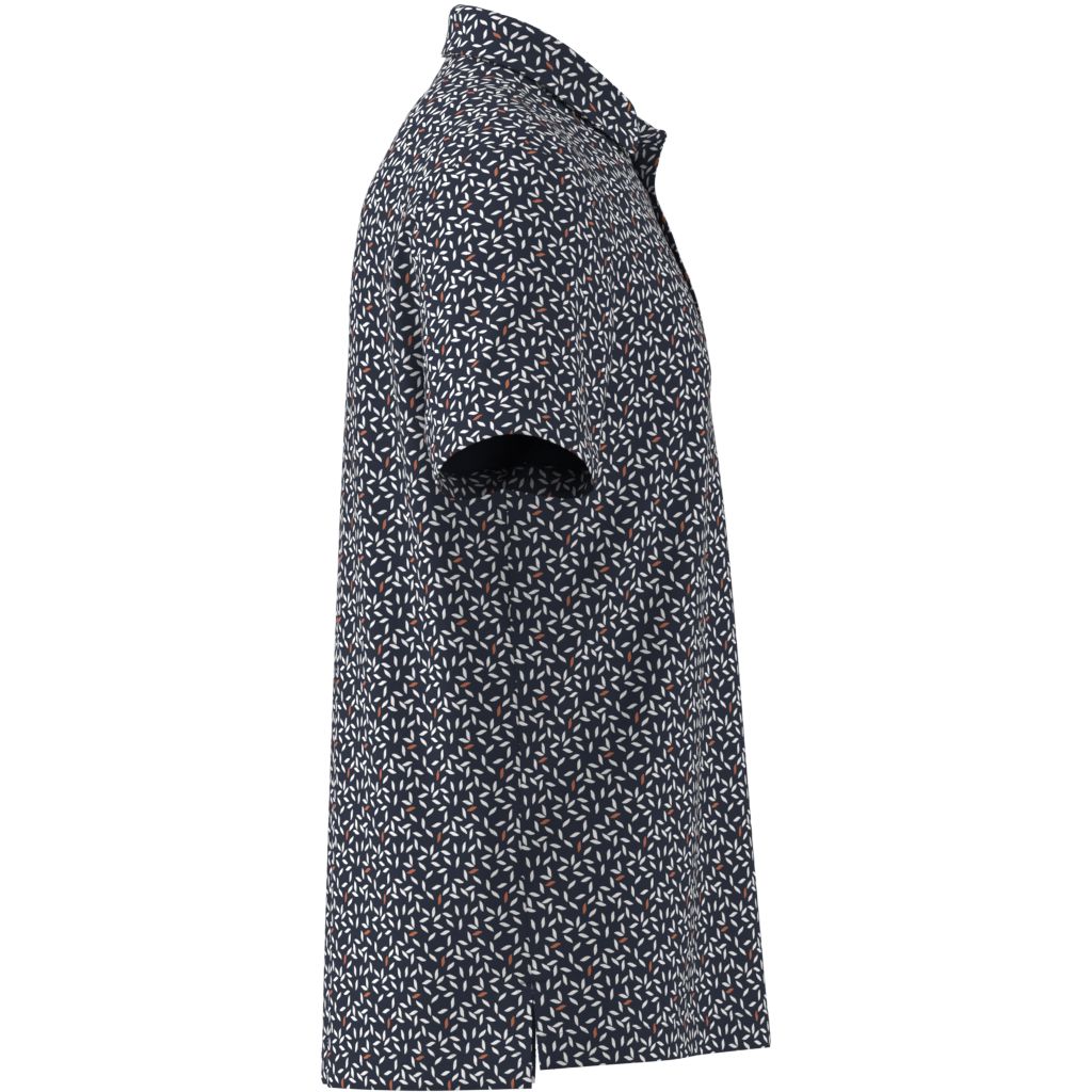 Adidas Polo Imprimé Doux ULTIMATE365+ Marine/Blanc