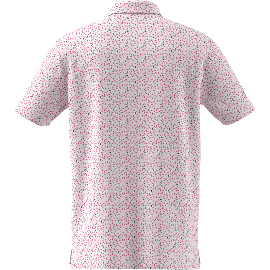 Adidas Polo Imprimé Doux ULTIMATE365+ Rose/Blanc