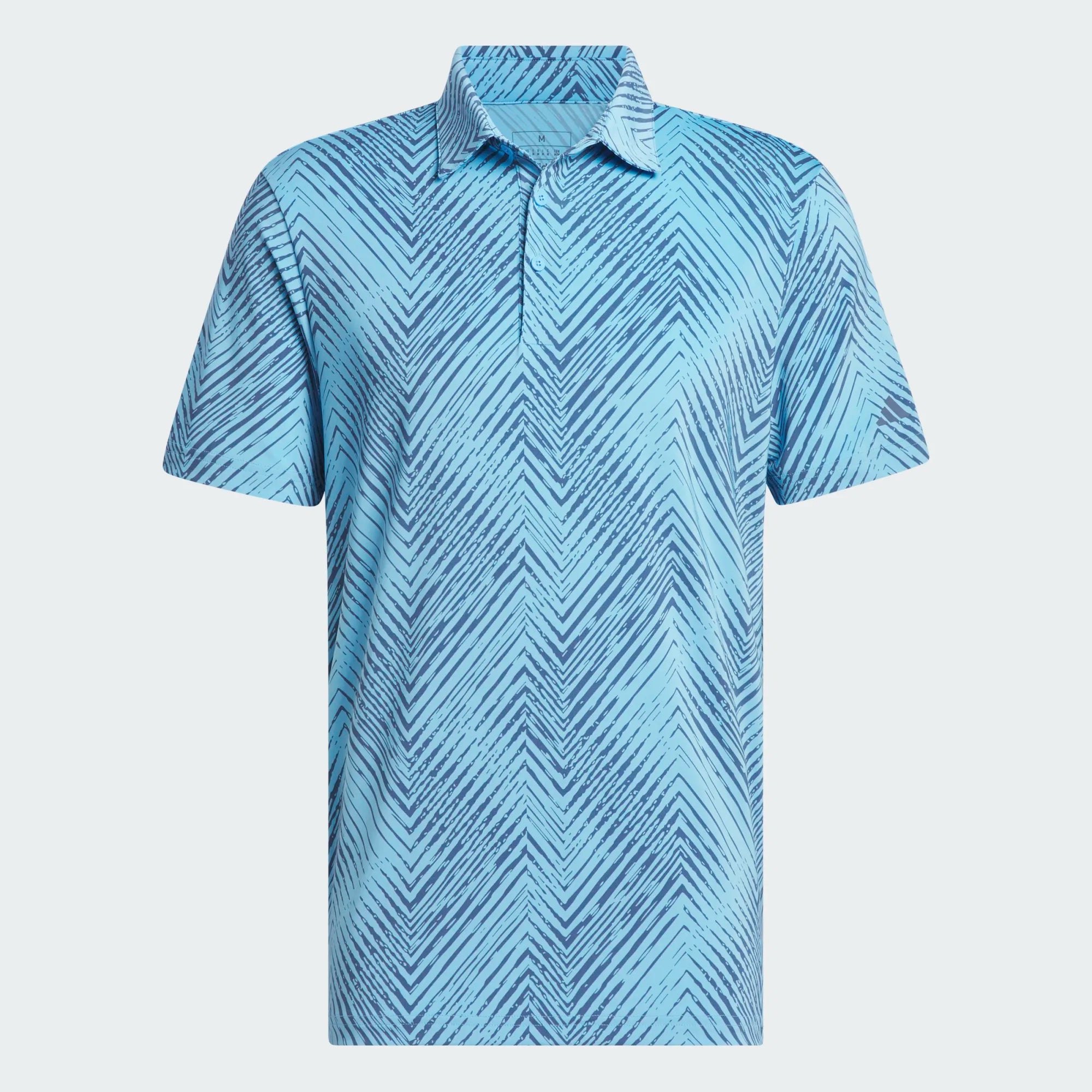 Adidas Polo Ultimate 365 Allover Bleu
