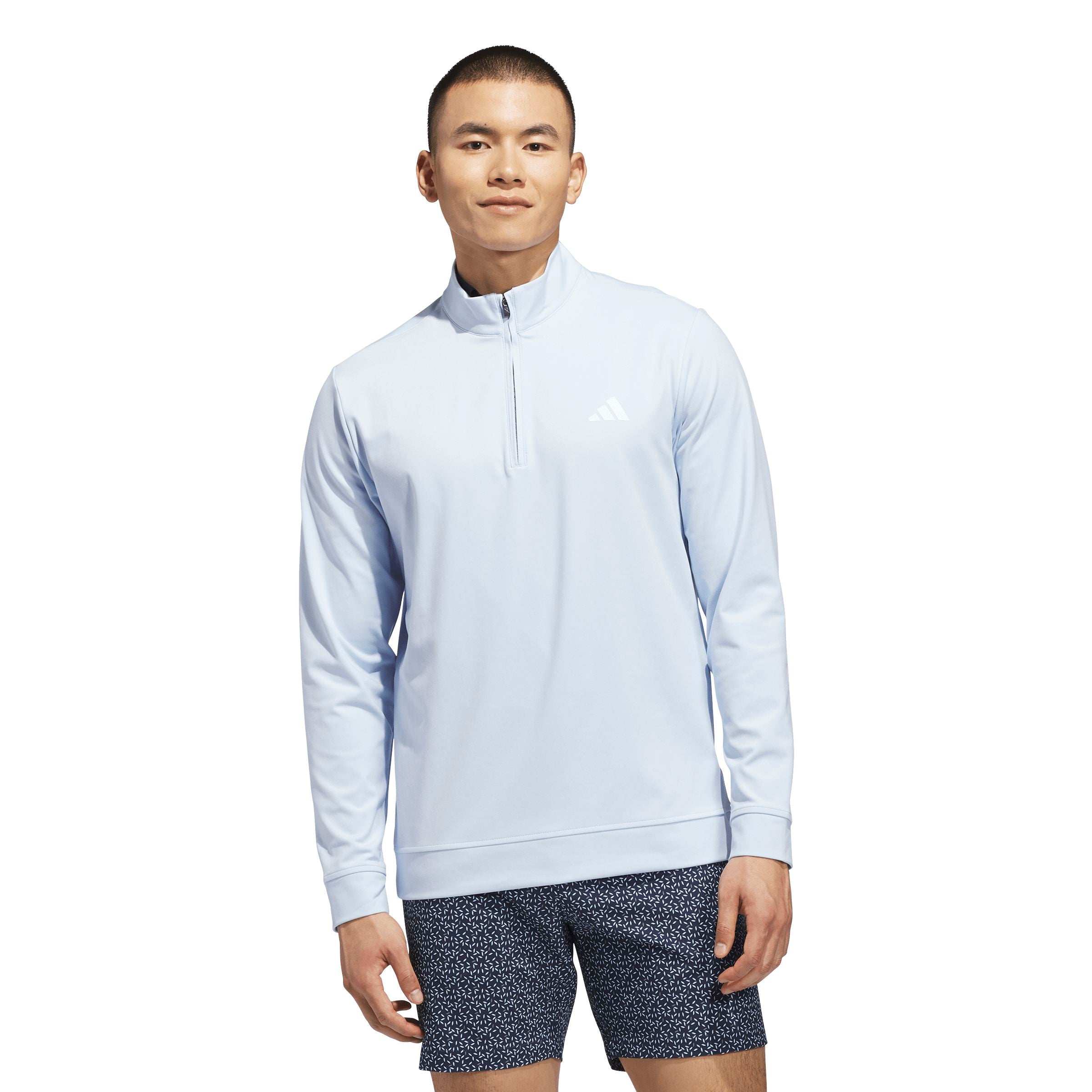 Adidas Sweatshirt 1/4 Zip Ultimate365 Bleu Ciel