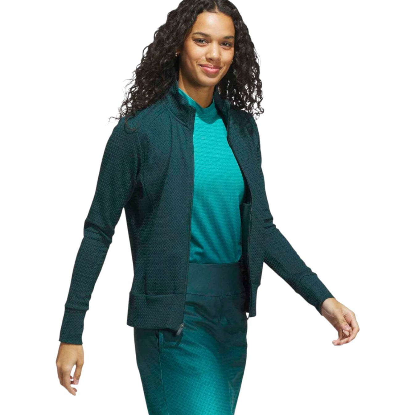Adidas Chaqueta full zip ULTimate Verde