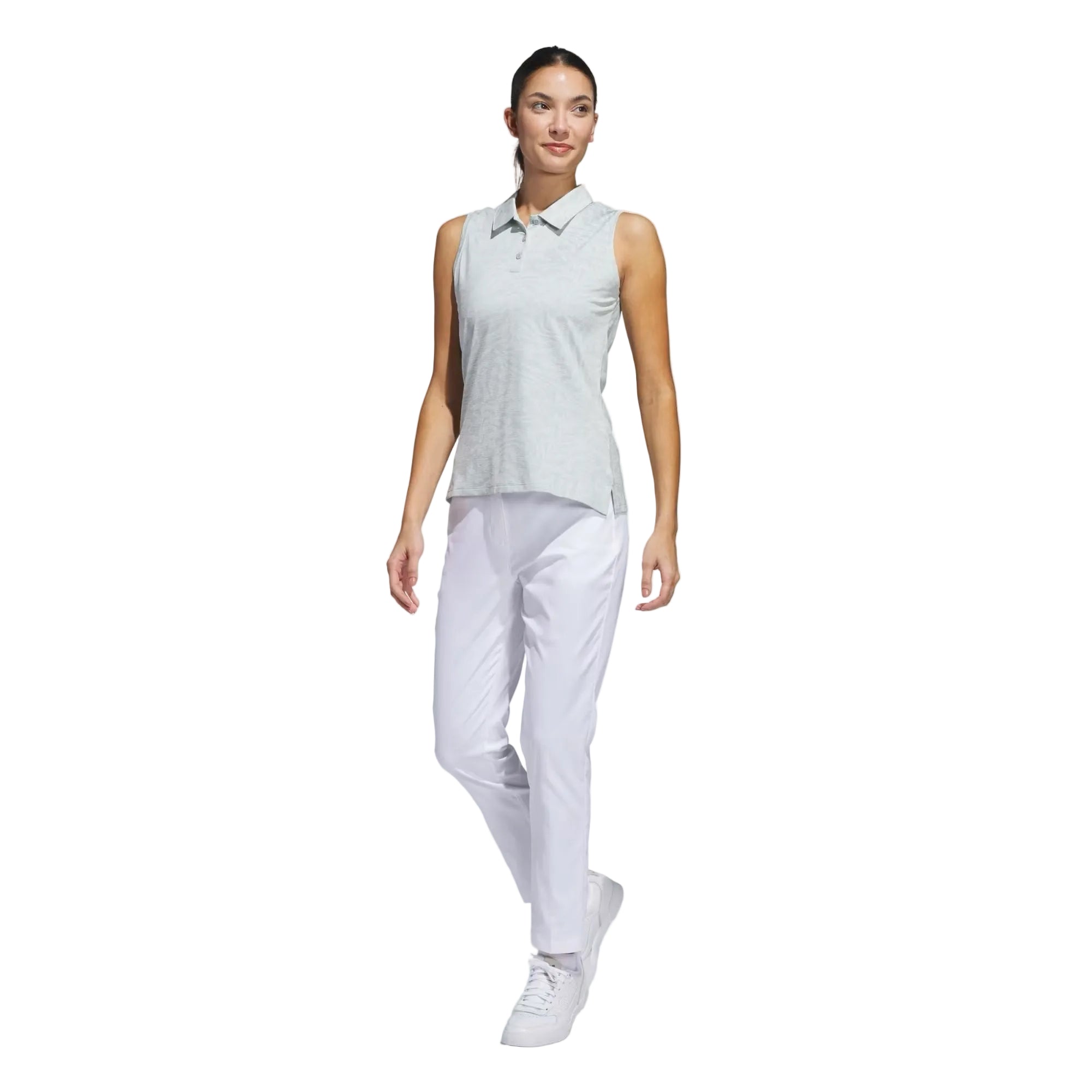 Adidas polo femme ultimate jacquard wonder silver