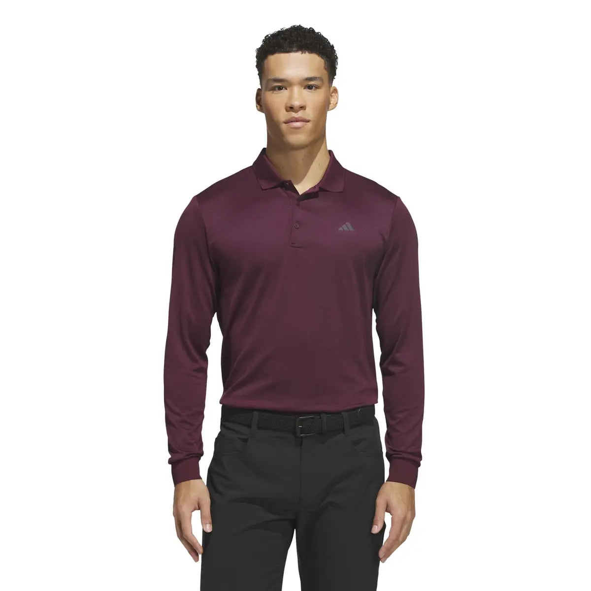 Adidas Polo Manches Longues Ultimate365 Maroon