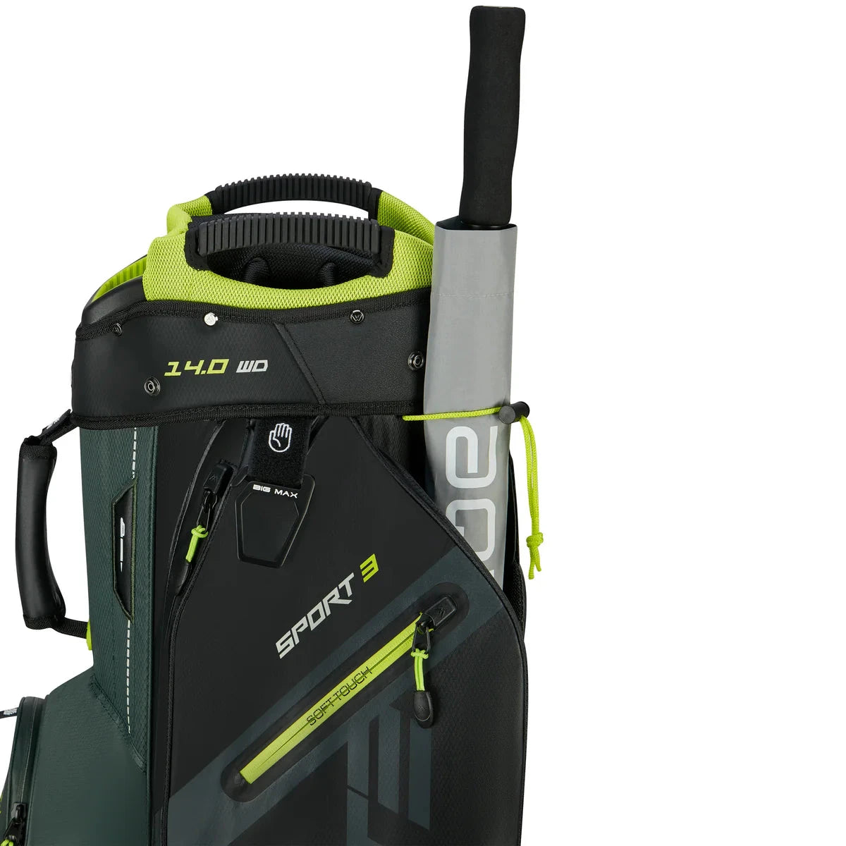 BIG MAX Sac chariot DRI LITE Sport 3.0 Forest Green Noir Lime