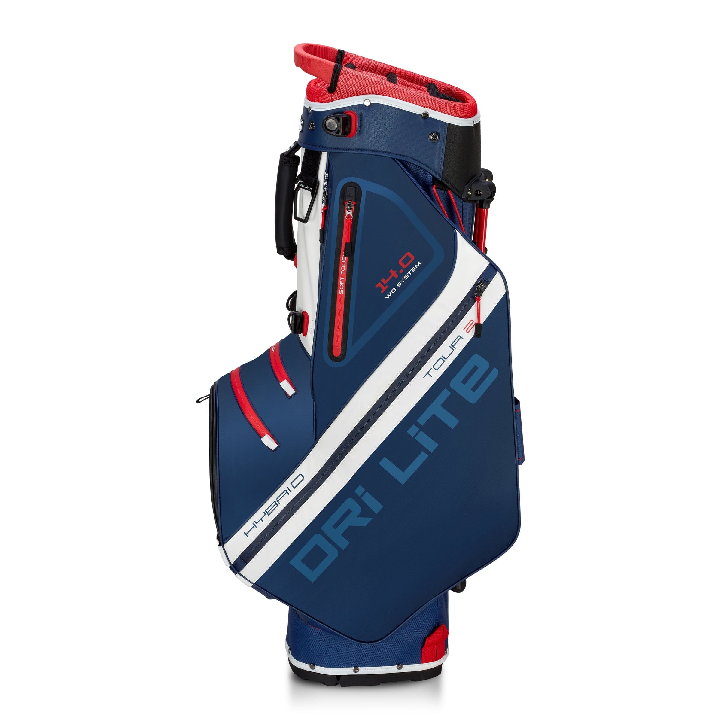 Big Max sac trépied Dri Lite Hybrid Tour 2 Bleu Blanc Rouge