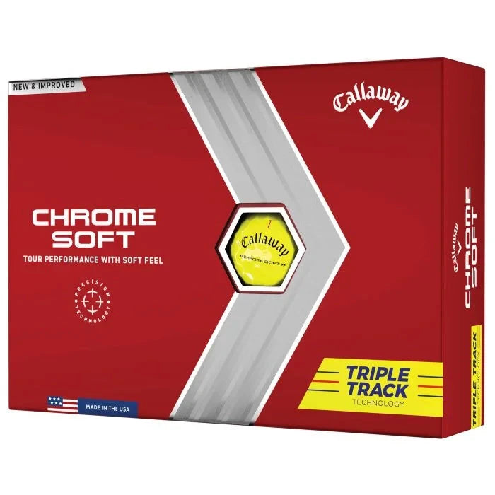 Callaway Balles Chrome Soft (boite de 12) triple track