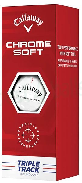 Callaway Balles Chrome Soft (boite de 12) triple track
