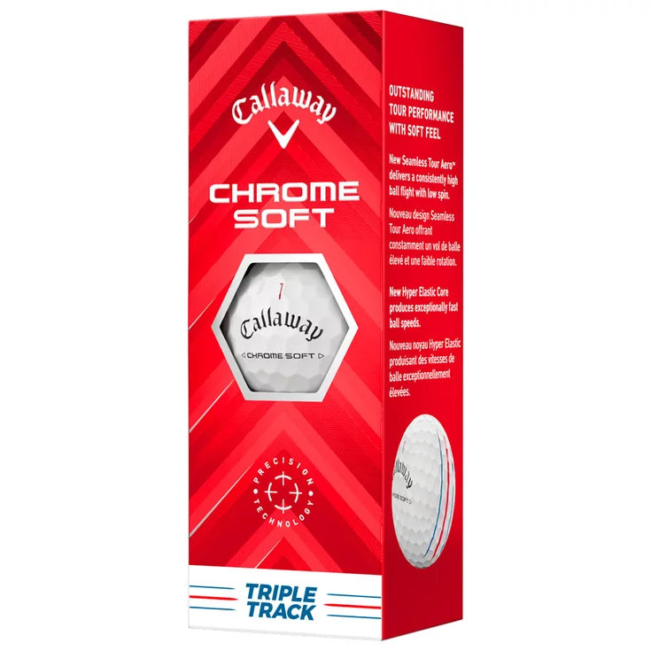Callaway Balles Chrome Soft Triple Track 2024