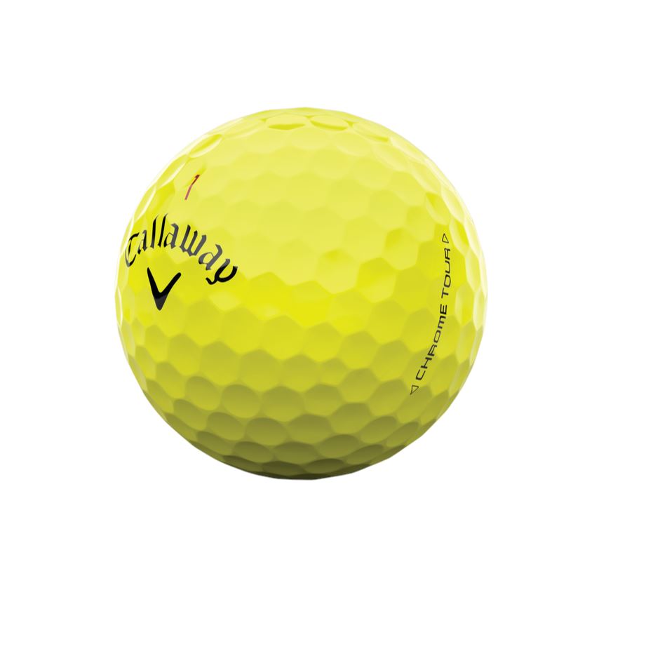 Callaway Balles Chrome Tour Jaune 2024