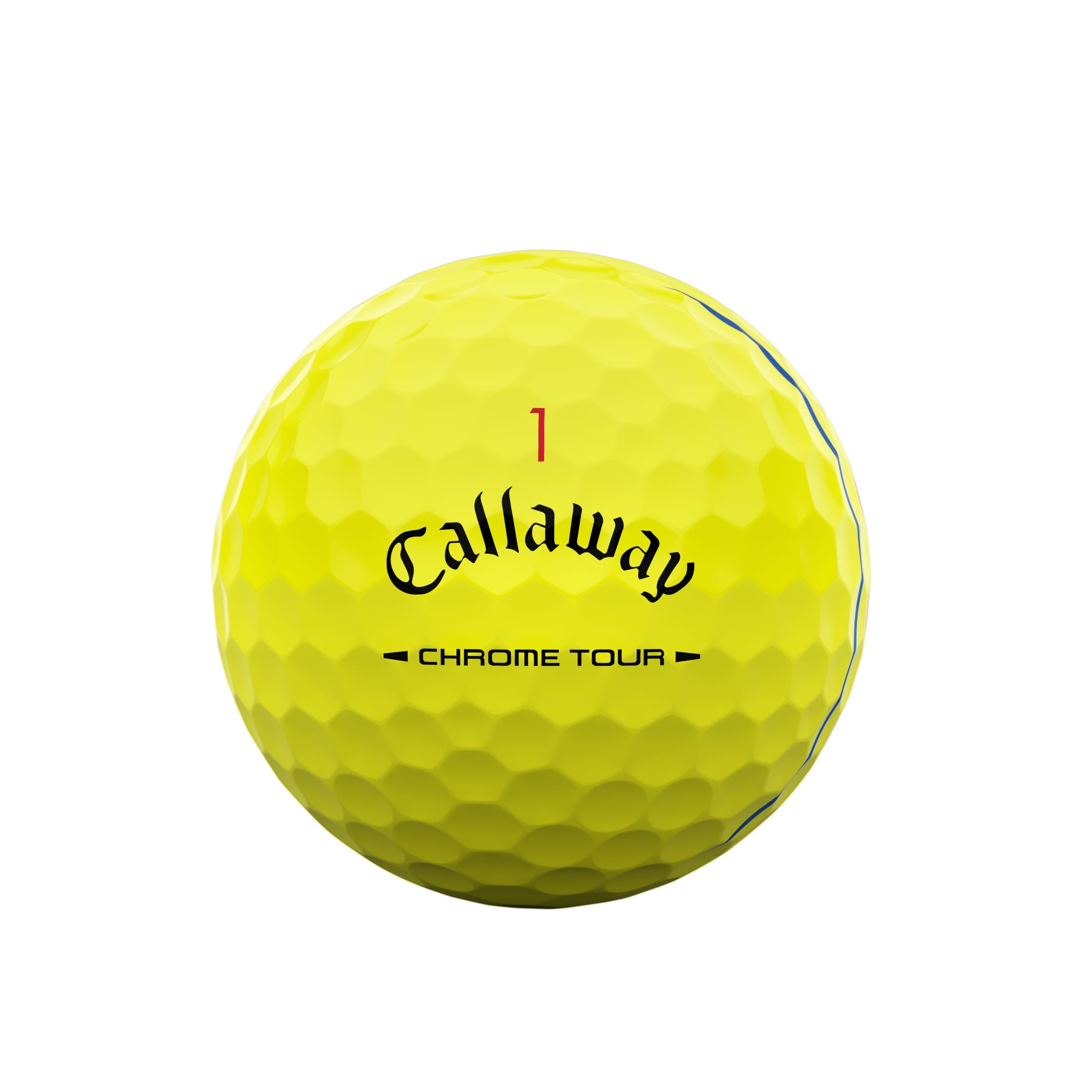 Callaway Balles Chrome Tour Jaune Triple Track 2026